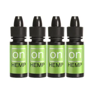 Sensuva ON Hemp Arousal Oil 4-Pack 5 ml Large Boxes