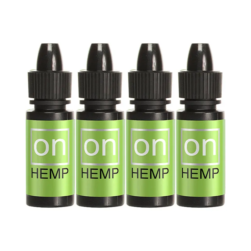 Sensuva ON Hemp Arousal Oil 4-Pack 5 ml Large Boxes
