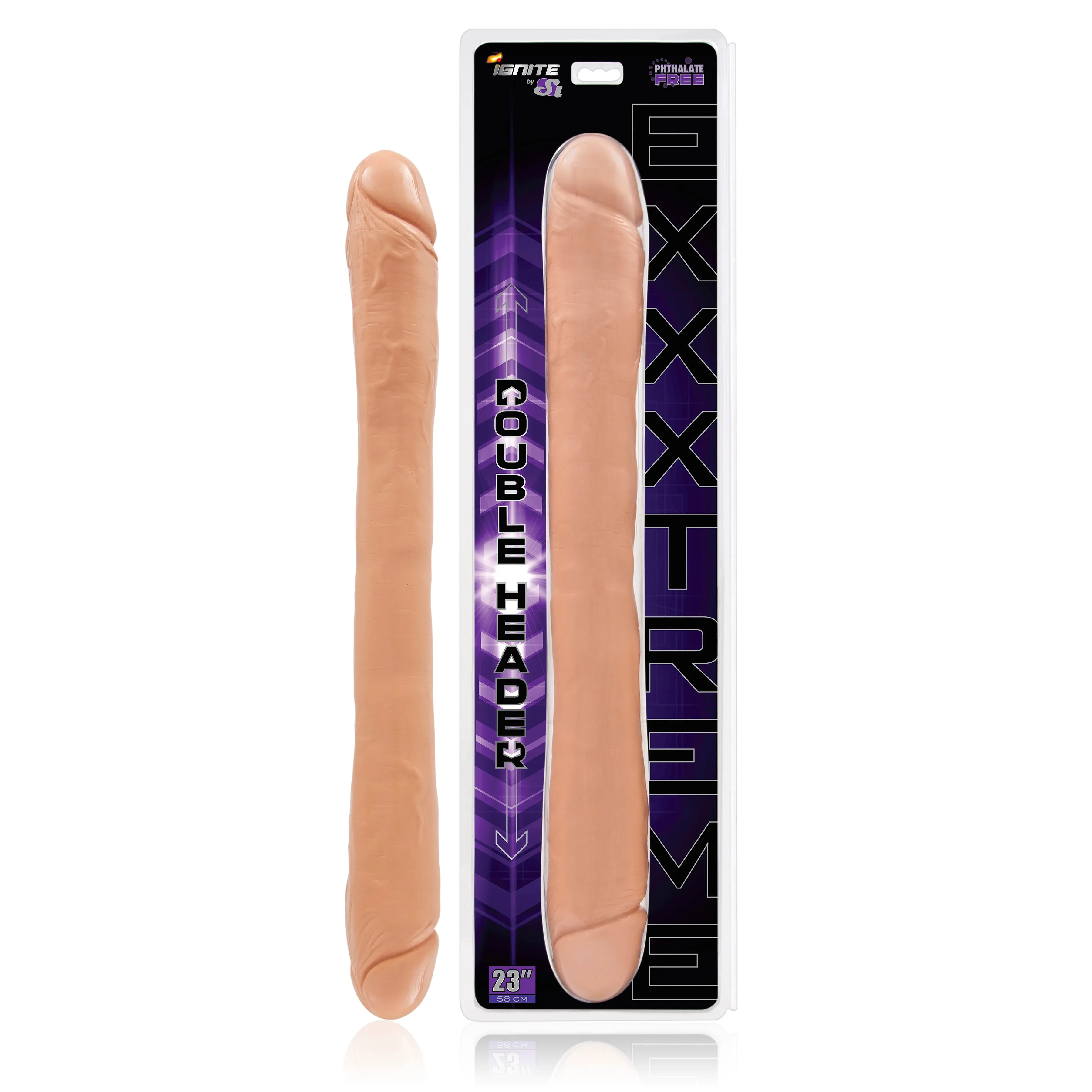 SI 22In Exxtreme Double Dong-Flesh