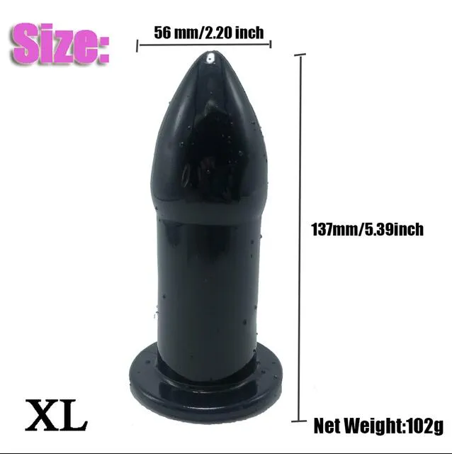 Soft Silicone 5 Size Hollow Butt Plug Anal Sex Toy