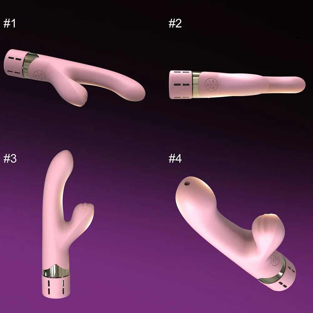Squirting G Spot Rabbit Vibrator Ejaculating USB Vibe Dildo Couples Sex Toy