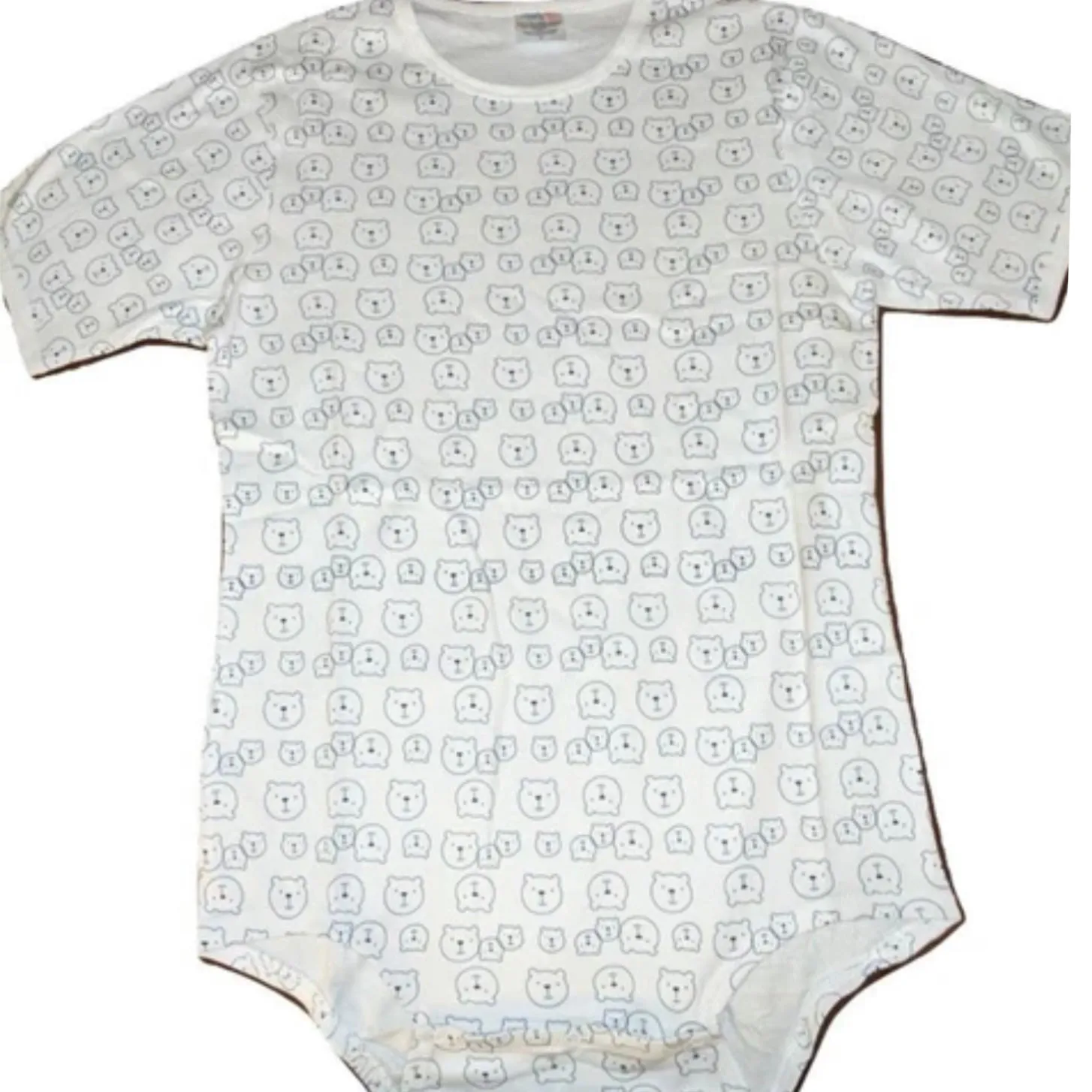 Squishyabdl Bear Cotton Bodysuit
