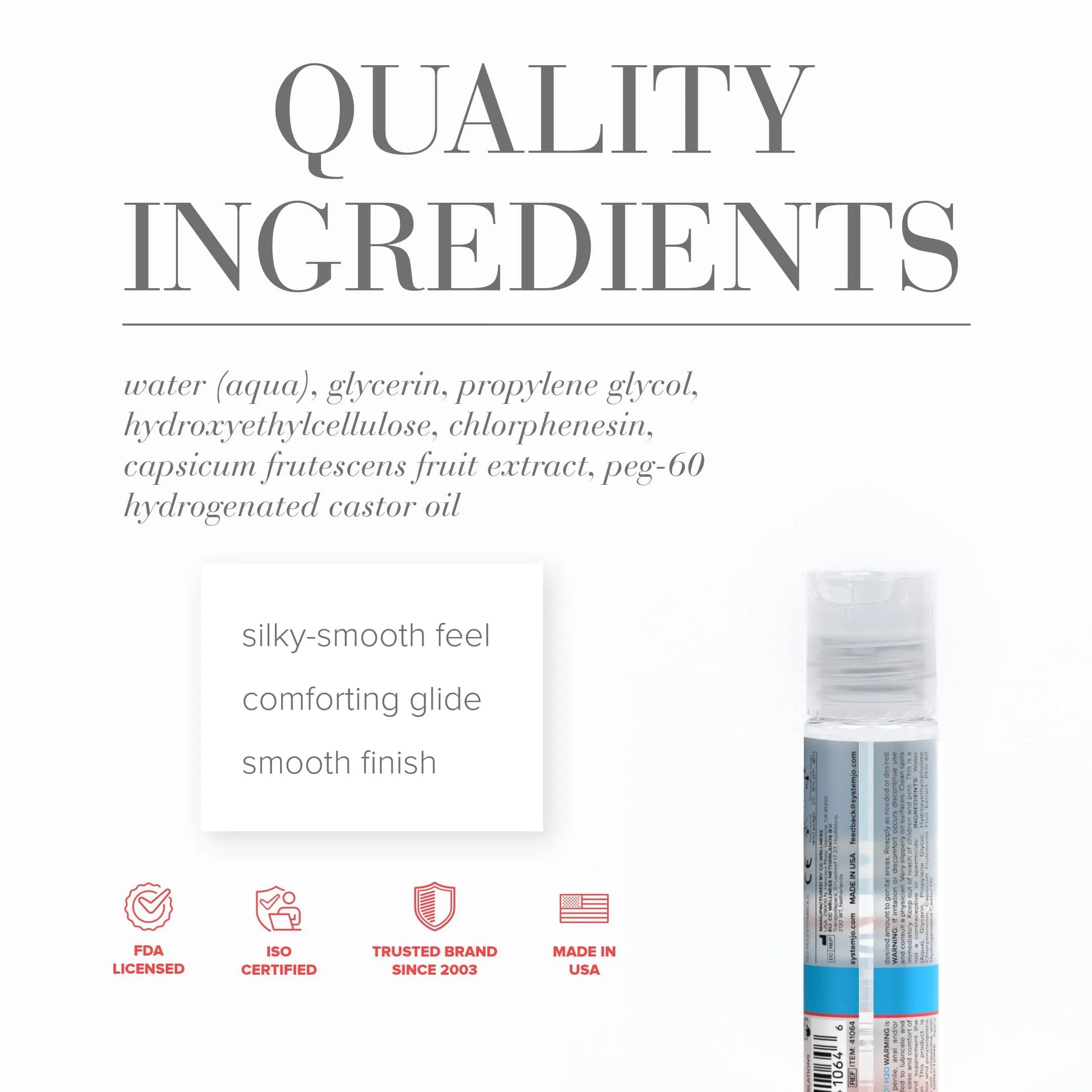 System JO H2O Warming Water-Based Lubricant