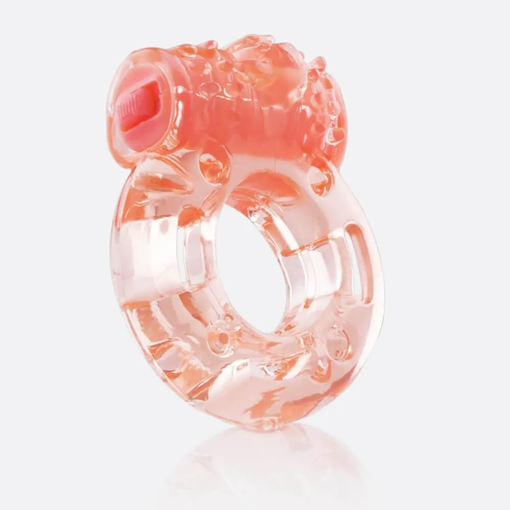TheScreamingO - Plus Disposable Vibrating Erection Cock Ring (Orange)