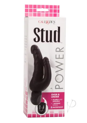 Waterproof Power Stud Over Under Black
