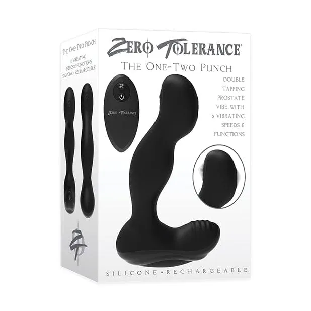 Zero Tolerance - The One Two Punch Remote Control Rechargeable Prostate Massager (Black)